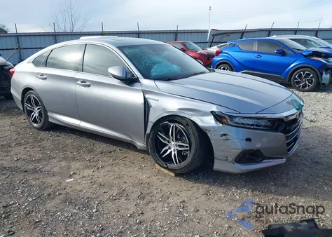 2022 Honda Accord Hybrid Touring из США, поврежденный, VIN 1HGCV3F94NA010927